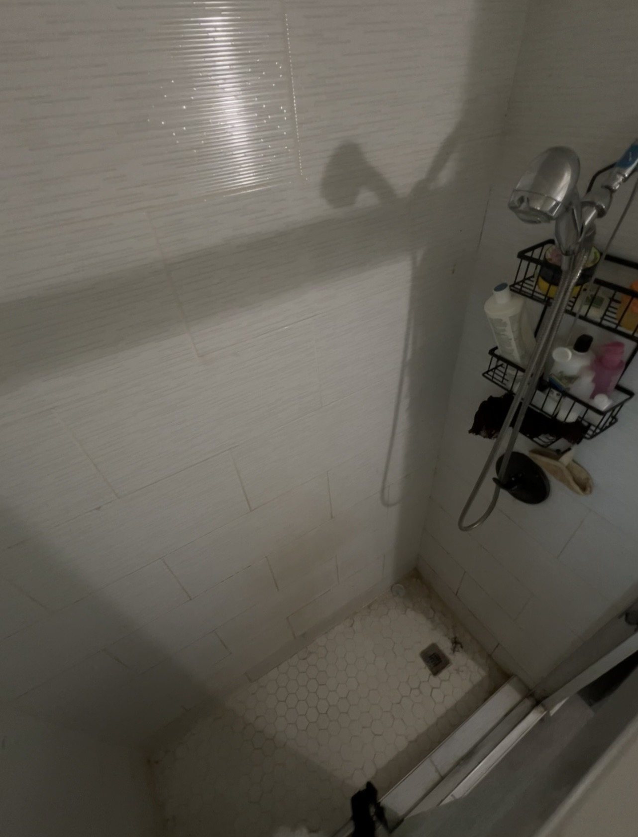 Shower before deep cleaning by Oak & Co.